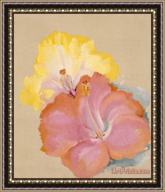 Georgia O'keeffe Untitled (hibiscus), 1939 Framed Painting