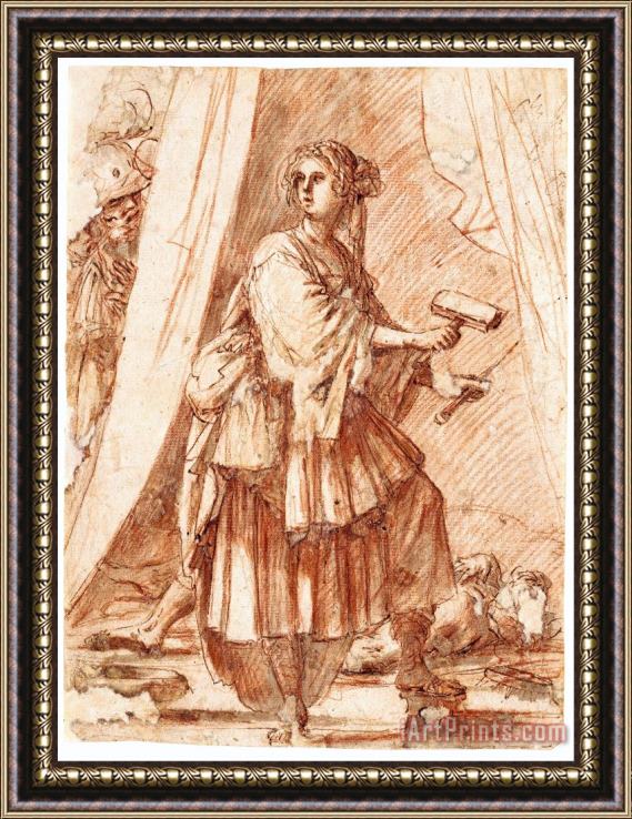 Giovanni Baglione Jael And Sisera Framed Painting
