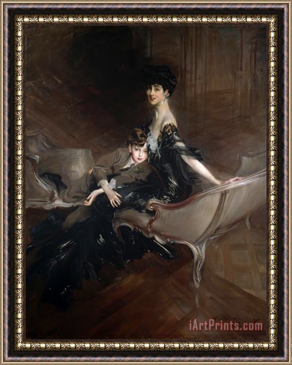 Giovanni Boldini Consuelo Vanderbilt Framed Painting