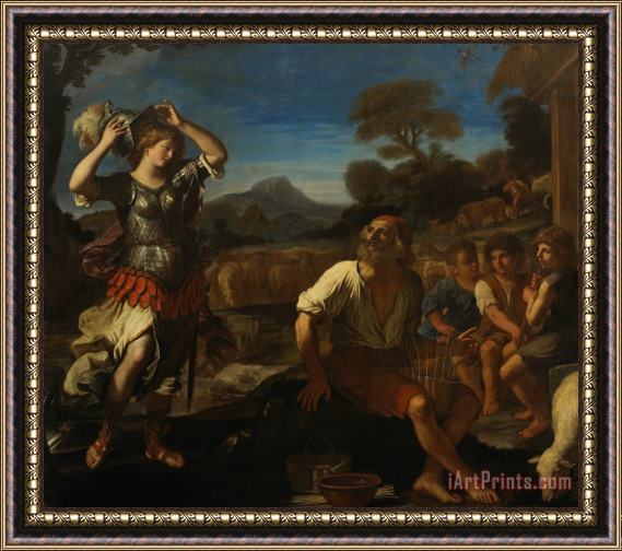 Giovanni Francesco Barbieri Erminia And The Shepherds Framed Print