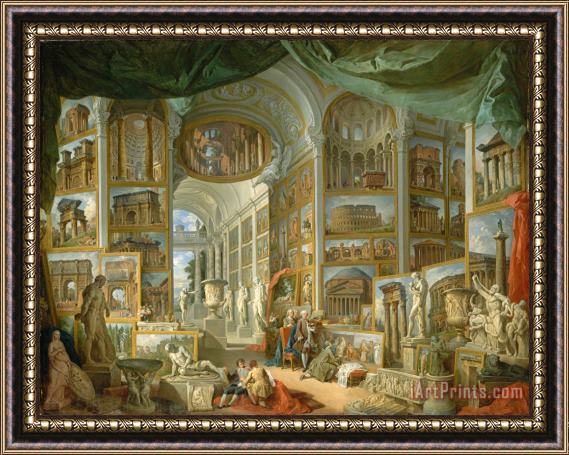 Giovanni Paolo Panini Ancient Rome Framed Print