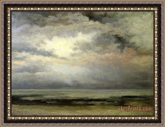 Gustave Courbet Immensity Framed Painting