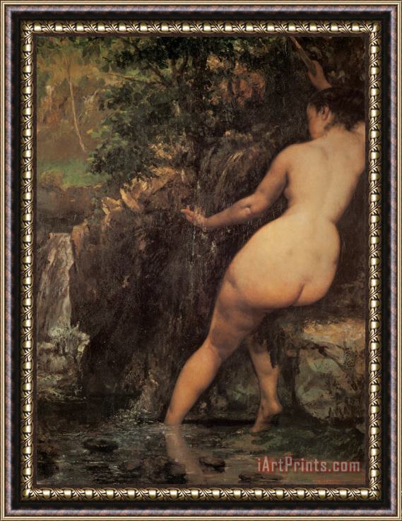 Gustave Courbet The Source Framed Print