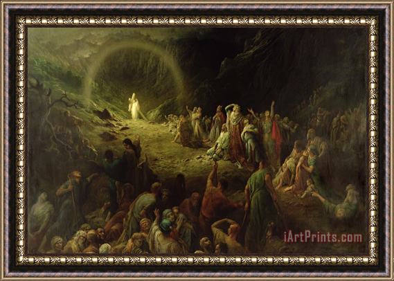 Gustave Dore The Valley of Tears Framed Painting