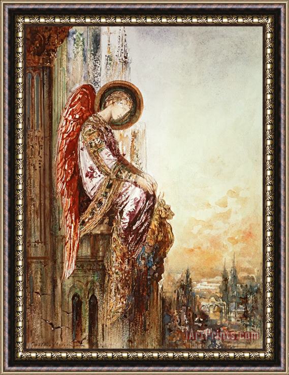 Gustave Moreau Angel Traveller Framed Print