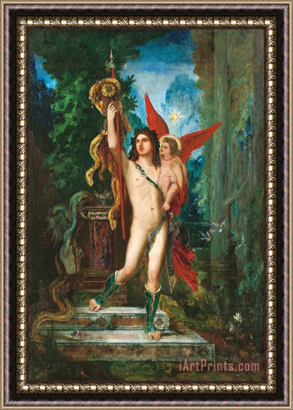 Gustave Moreau Jason And Eros Framed Painting