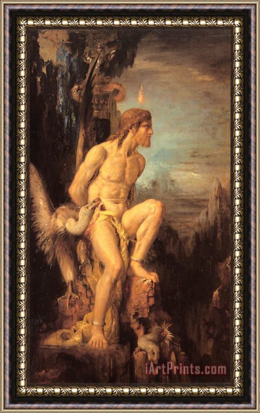 Gustave Moreau Prometheus Framed Painting