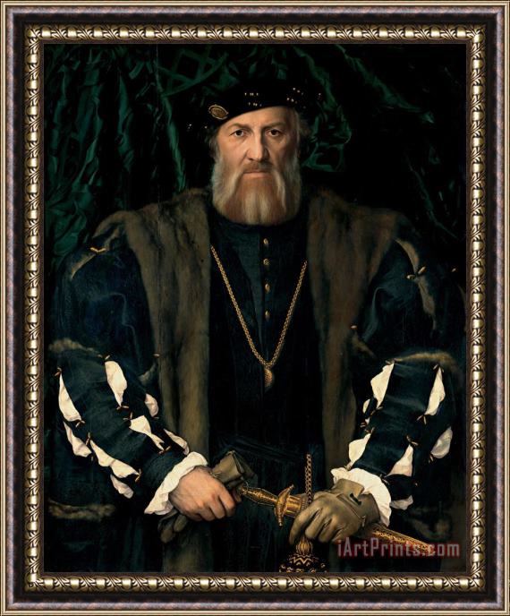 Hans Holbein the Younger Charles De Solier Lord Of Morette Framed Painting
