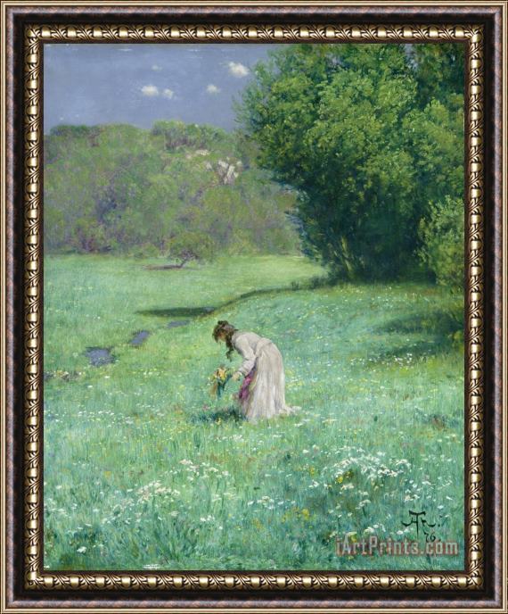 Hans Thoma Woodland Meadow Framed Painting