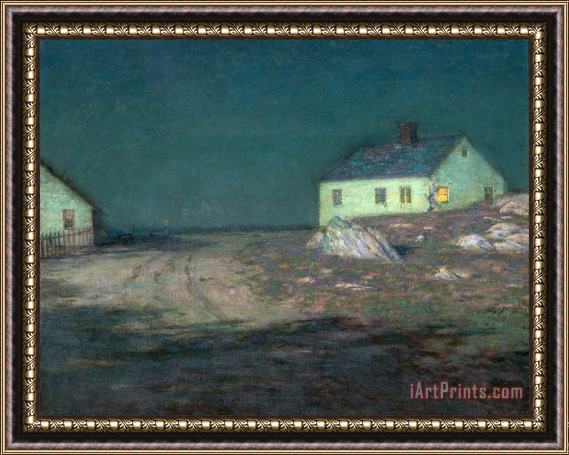 Harrison, Birge The Harbor Light Framed Painting