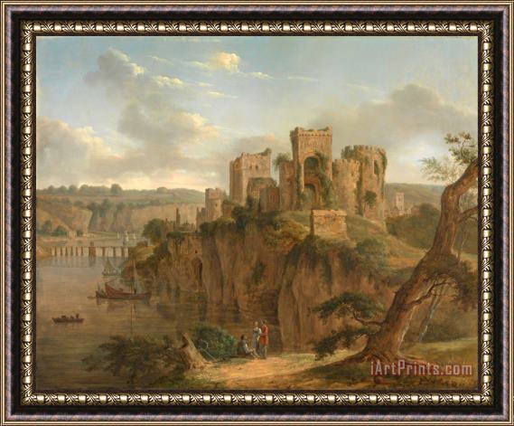 Hendrik Frans De Cort Chepstow Castle Framed Print