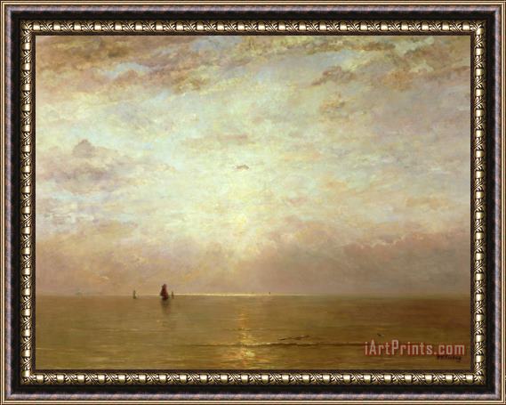 Hendrik William Mesdag Sunset Framed Print