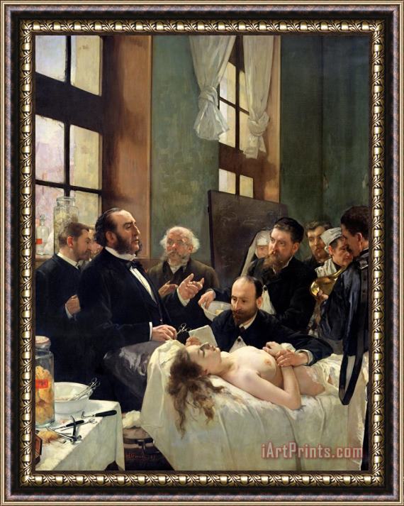 Henri Gervex Before the Operation Framed Painting