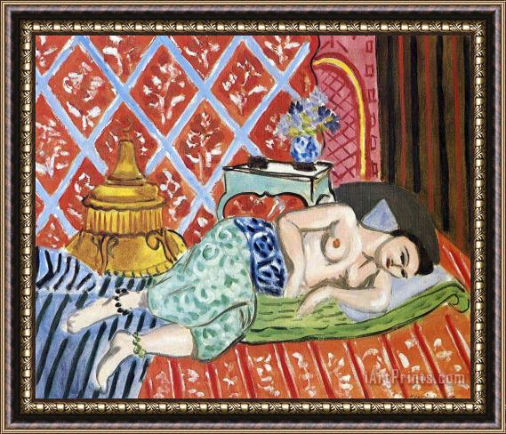 Henri Matisse A Nude Lying on Her Back 1927 Framed Painting