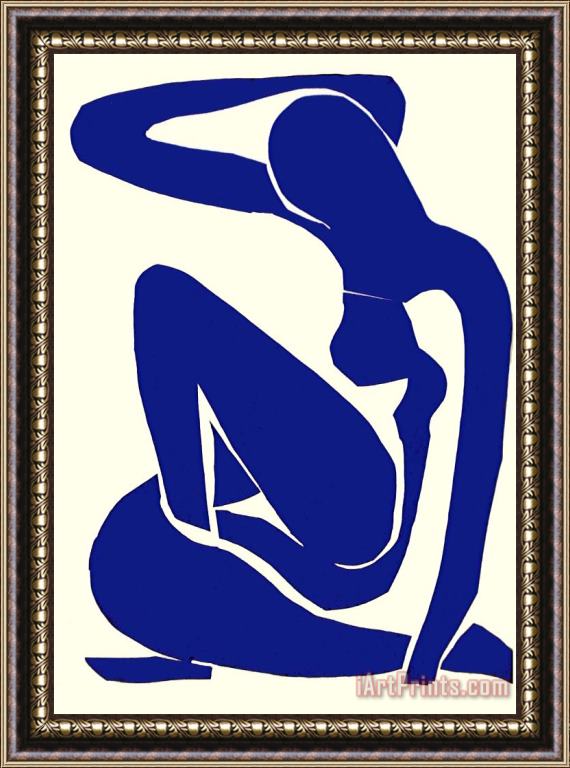 Henri Matisse Blue Nude III 1952 Framed Painting