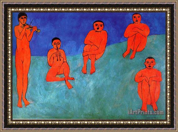 Henri Matisse Music 1910 Framed Painting