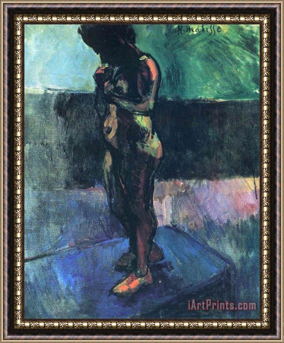 Henri Matisse Nude Wearing Red Shoes Framed Painting