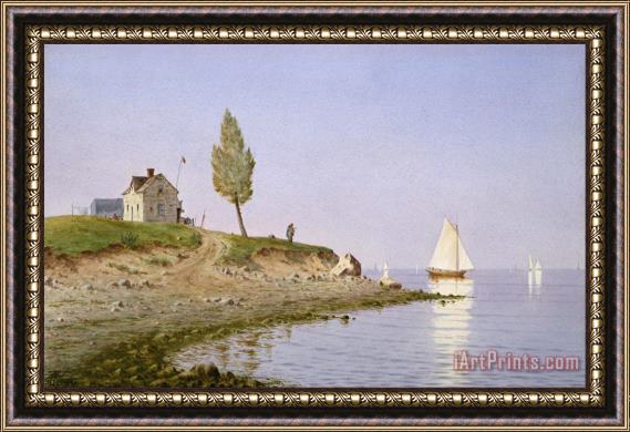 Henry Farrer A Calm Afternoon, Long Island Framed Painting