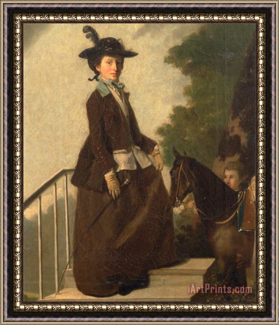 Henry Walton Elizabeth Bridgman, Sister of The Artist Framed Painting