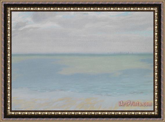 Herbert Dalziel Study of Sky and Sea Framed Print