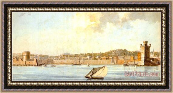 Hope Thomas Rhodes, The Old Harbour Framed Painting