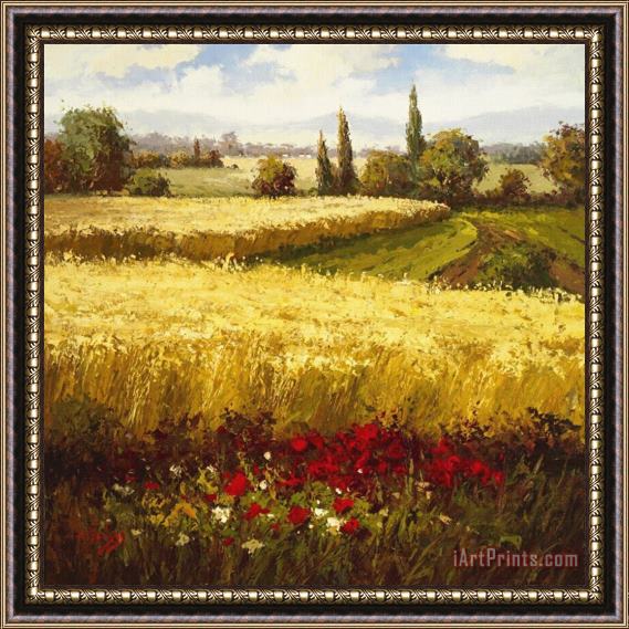 Hulsey Golden Harvest Framed Painting