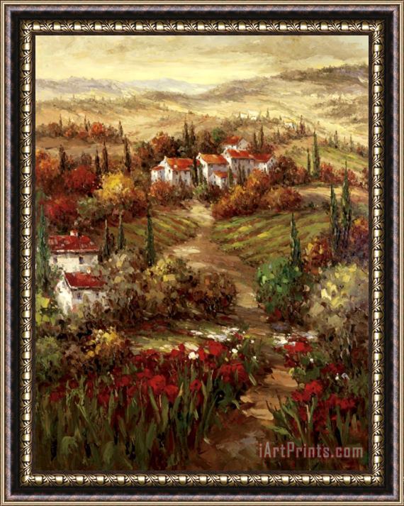 Hulsey Tuscan Village Framed Painting