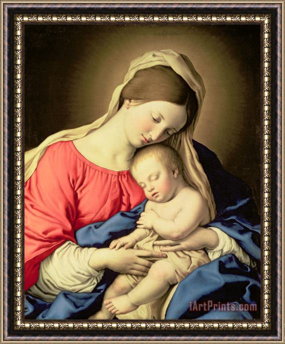Il Sassoferrato Madonna and Child Framed Print