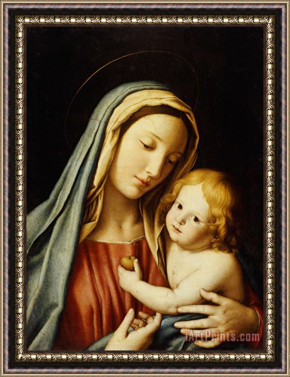 Il Sassoferrato The Madonna and Child Framed Print