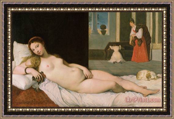 Ingres Reclining Venus Framed Painting