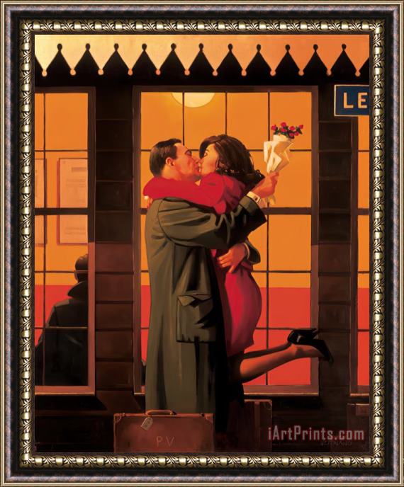 Jack Vettriano Back Where You Belong Framed Painting