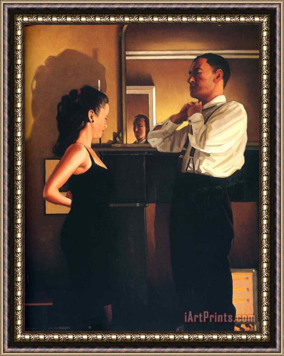 Jack Vettriano Between Darkness And Dawn Framed Print