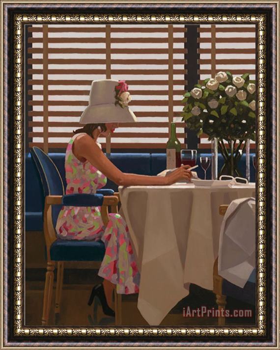 Jack Vettriano Days of Wine Roses Framed Painting