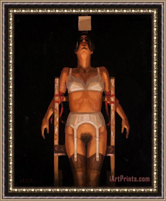 Jack Vettriano Scarlett Ribbons Framed Painting