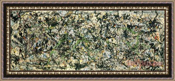 Jackson Pollock Lucifer 1947 Framed Print