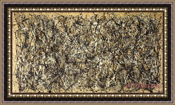 Jackson Pollock One No 31 Framed Painting