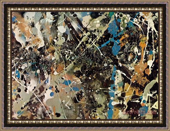 Jackson Pollock Untitled I Framed Painting