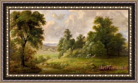 Jacob Cox Landscape Framed Painting