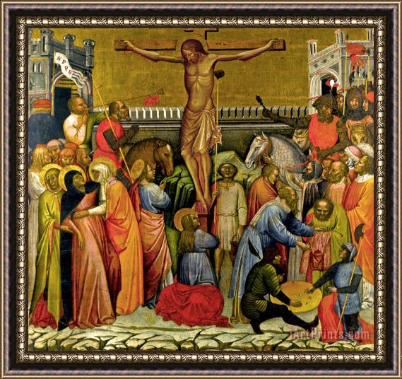 Jacobello del Fiore Crucifixion Framed Painting