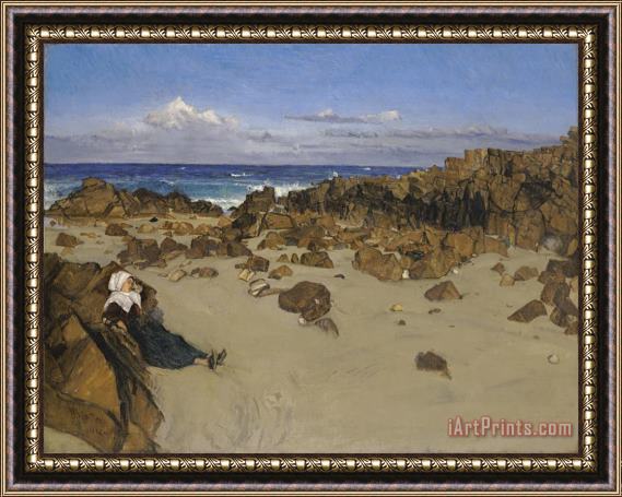 James Abbott McNeill Whistler Coast of Brittany (alone with The Tide) Framed Print