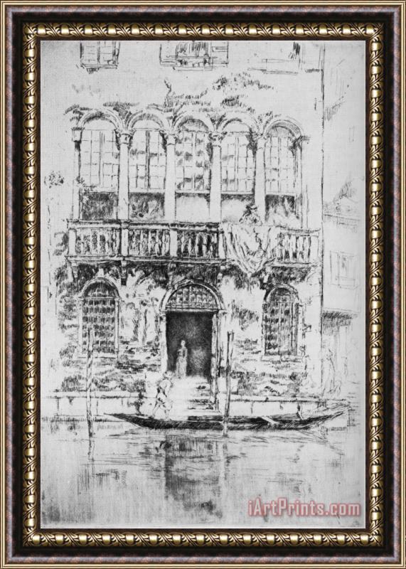 James Abbott McNeill Whistler The Balcony Framed Print