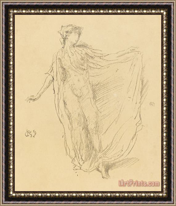 James Abbott McNeill Whistler The Dancing Girl Framed Painting