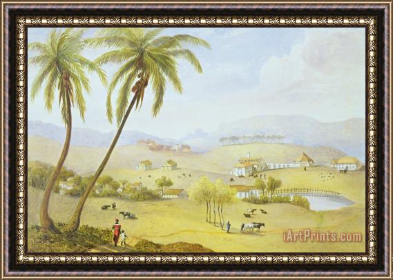 James Hakewill Haughton Court - Hanover Jamaica Framed Print