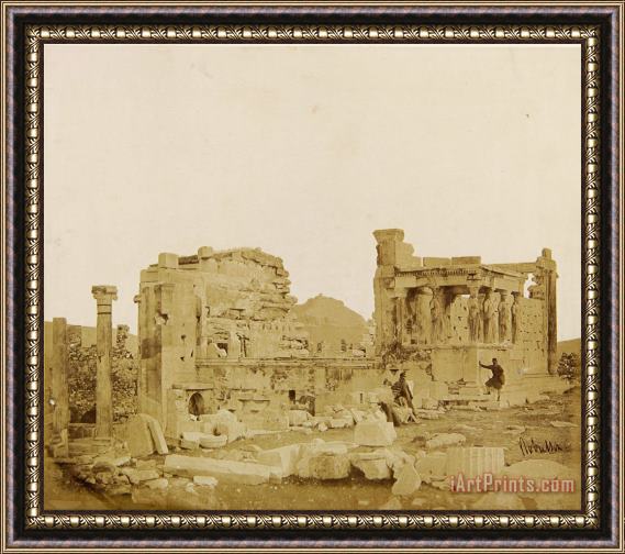 James Robertson  View of The Erechtheum From The Southwest Framed Print