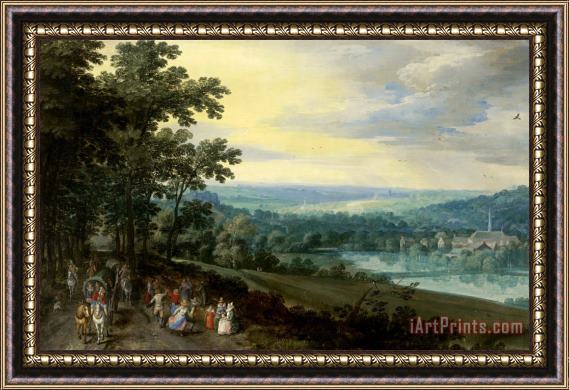 Jan Brueghel Woodland Fair Framed Painting