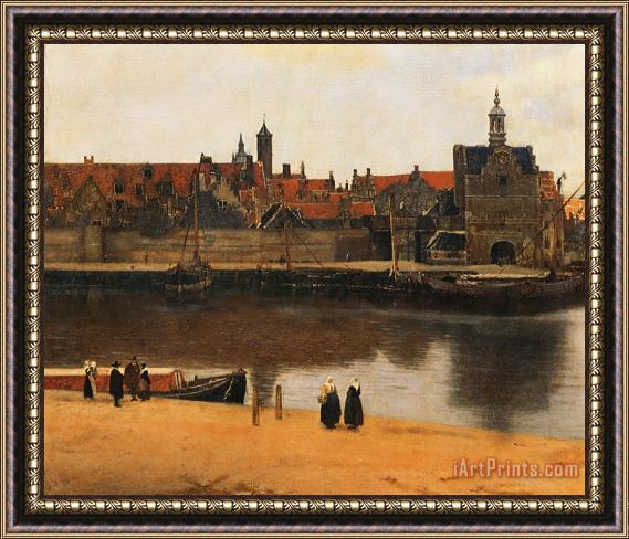 Jan Vermeer View of Delft Framed Print
