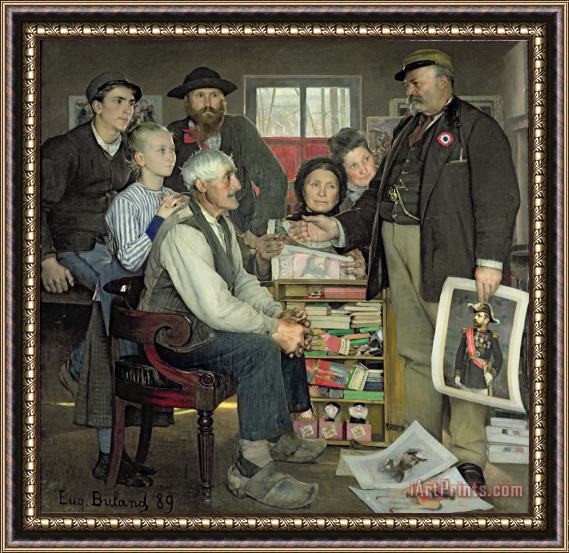 Jean Eugene Buland Propaganda Framed Painting