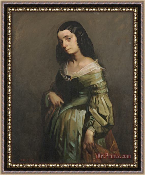 Jean-Francois Millet Mademoiselle Henriette Ferre Framed Print