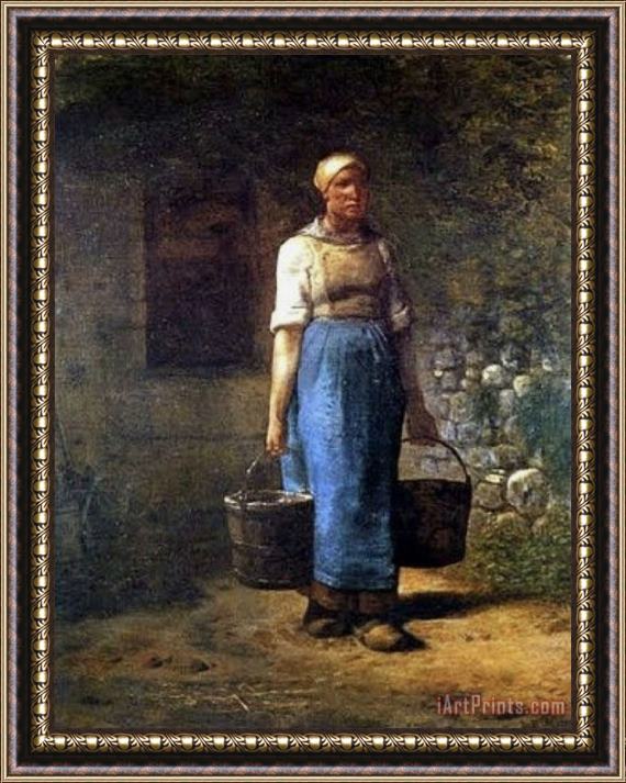 Jean-Francois Millet The Water Carrier Framed Painting