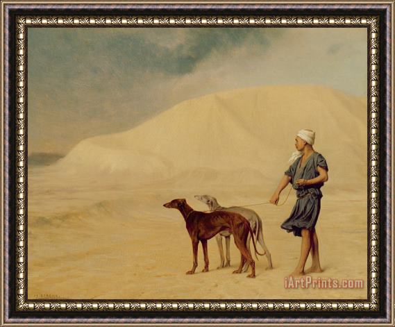 Jean Leon Gerome In the Desert Framed Painting